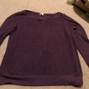 purple shirt